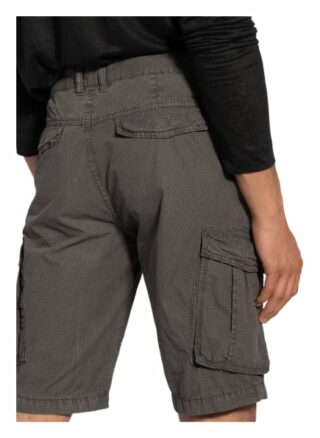 Camel Active Cargo-Shorts Houston Regular Fit grau