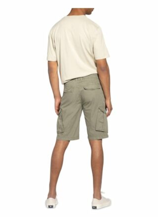 camel active Houston Cargo-Shorts Herren, Grün