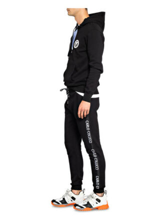 Carlo Colucci Hoodie schwarz