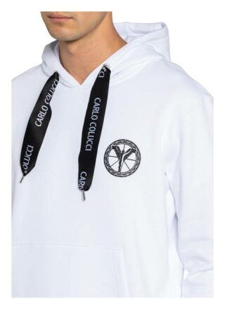 Carlo Colucci Hoodie weiss