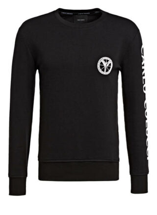 Carlo Colucci Sweatshirt schwarz