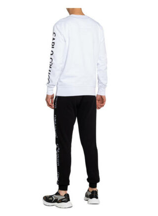 carlo colucci Sweatshirt Herren, Weiß