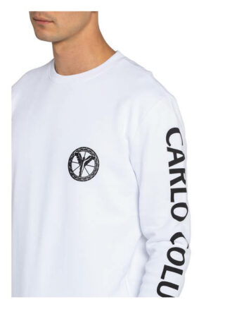 carlo colucci Sweatshirt Herren, Weiß