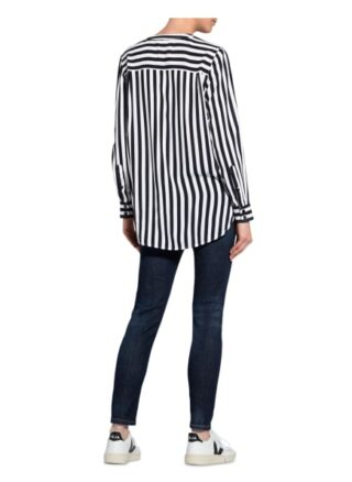 Cartoon Bluse blau
