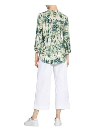 Cartoon Blusenshirt Mit 3/4-Arm beige