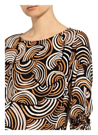 Cartoon Blusenshirt Mit 3/4-Arm schwarz