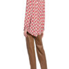 Cartoon Blusenshirt rot