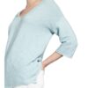 Cartoon Pullover Mit 3/4-Arm blau