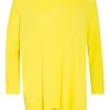 Cartoon Pullover Mit 3/4-Arm gelb