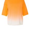 Cartoon Pullover Mit 3/4-Arm orange