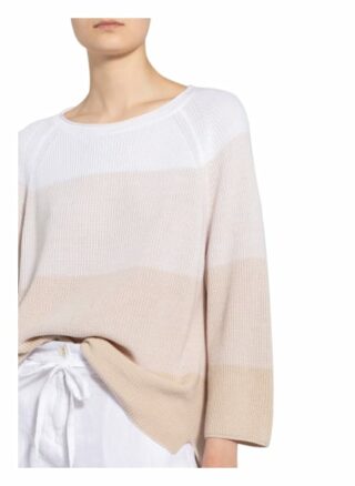 Cartoon Pullover Mit 3/4-Arm weiss