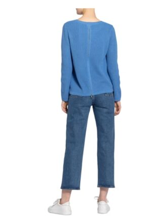 Cartoon Pullover blau