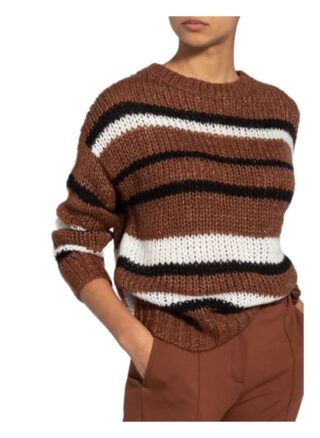 Cartoon Pullover braun