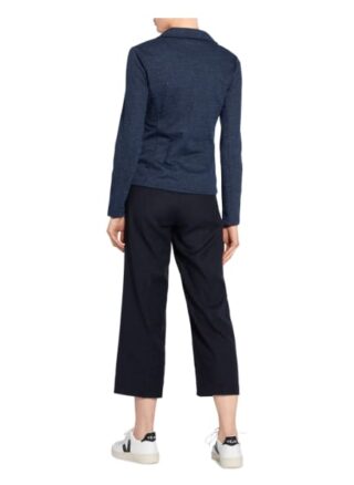 Cartoon Strick-Blazer blau