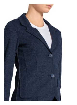 Cartoon Strick-Blazer blau