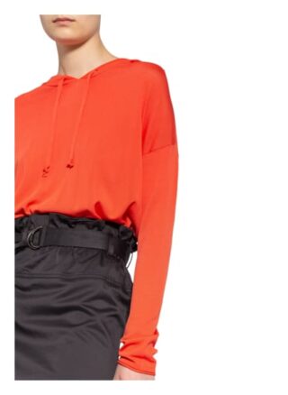 Cartoon Strick-Hoodie orange