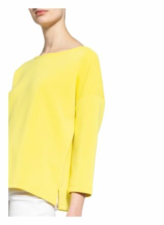 Cartoon Sweatshirt Mit 3/4-Arm gelb