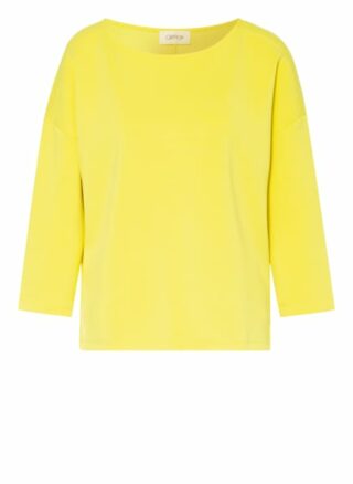 Cartoon Sweatshirt Mit 3/4-Arm gelb