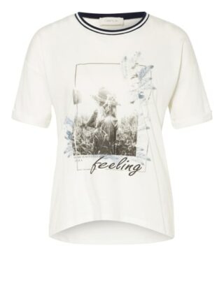 Cartoon T-Shirt Mit Schmucksteinbesatz beige