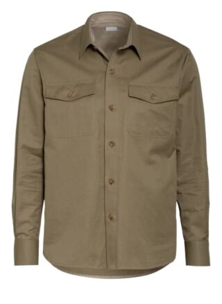 Caruso Overshirt Mit Leinen gruen