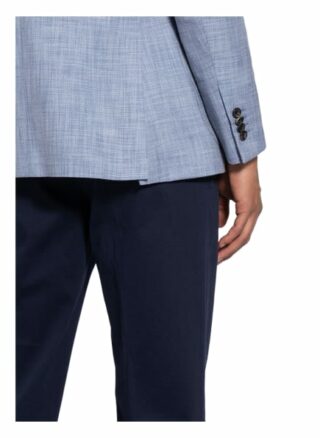 Caruso Sakko Aida Mit Seide Regular Fit blau