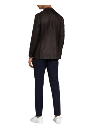 Caruso Sakko Aida Slim Fit Aus Seide braun