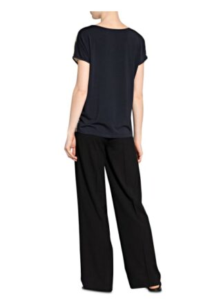Catnoir T-Shirt Im Materialmix blau