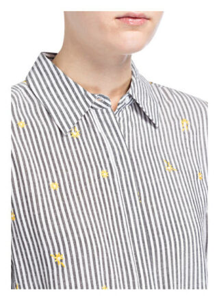 Catwalk Junkie Bluse Love Me Love Me Not grau