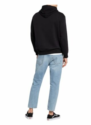 Champion Hoodie Mit Galonstreifen schwarz