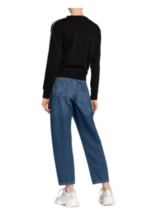 Champion Sweatshirt Mit Galonstreifen schwarz