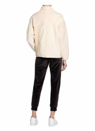 Champion Sweatshirt Mit Kunstfellbesatz beige