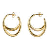 Charlotte Chesnais Ohrringe Initial Hoop gold