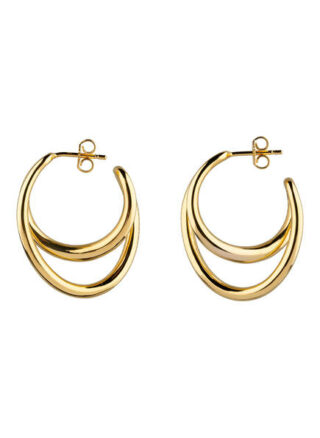 Charlotte Chesnais Ohrringe Initial Hoop gold