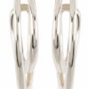 Charlotte Chesnais Ohrringe Initial Hoop silber