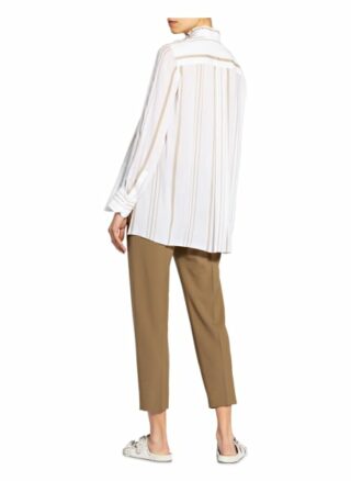 Chloé Bluse Im Materialmix weiss