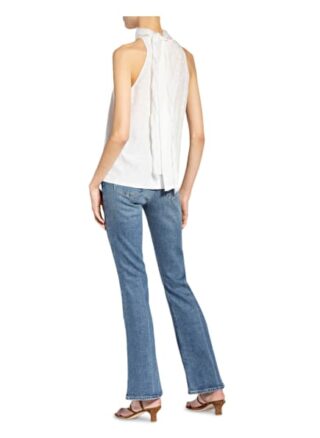 Chloé Blusentop Aus Seide weiss