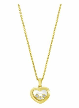 Chopard Anhänger Happy Diamonds Icons Anhänger Aus 18 Karat Gelbgold Und Diamanten gold