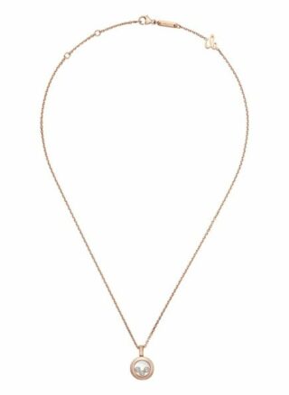 Chopard Anhänger Happy Diamonds Icons Anhänger Aus 18 Karat Roségold Und Diamanten rosegold