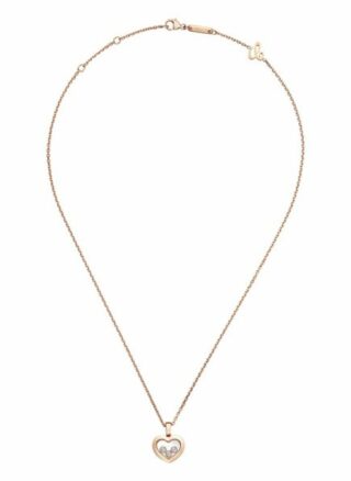 Chopard Anhänger Happy Diamonds Icons Anhänger Aus 18 Karat Roségold Und Diamanten rosegold