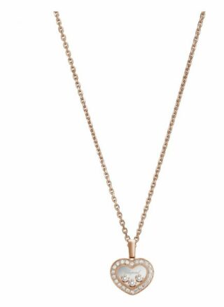 Chopard Anhänger Happy Diamonds Icons Anhänger Aus 18 Karat Roségold Und Diamanten rosegold
