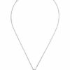 Chopard Anhänger Happy Diamonds Icons Anhänger Aus 18 Karat Weißgold Und Diamanten silber
