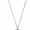 Chopard Anhänger Happy Diamonds Icons Anhänger Aus 18 Karat Weißgold Und Diamanten silber