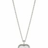 Chopard Anhänger Happy Diamonds Icons Anhänger Aus 18 Karat Weißgold Und Diamanten silber