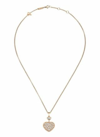 Chopard Anhänger Happy Hearts Anhänger Aus 18 Karat Roségold Und Diamanten rosegold
