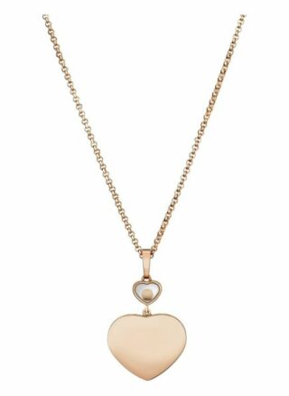 Chopard Anhänger Happy Hearts Anhänger Aus 18 Karat Roségold Und Diamanten rosegold