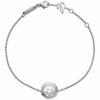 Chopard Armband Happy Diamonds Icons Armband Aus 18 Karat Weißgold Und Diamanten silber