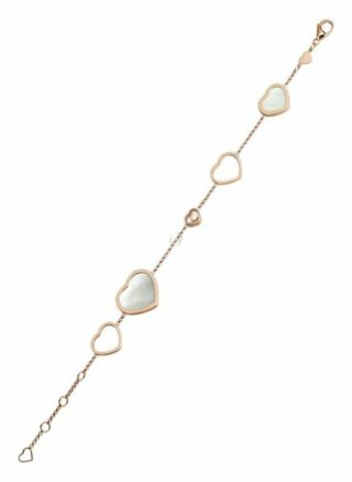 Chopard Armband Happy Hearts Armband Aus 18 Karat Roségold, Diamanten Und Perlmutt rosegold