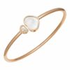 Chopard Armreif Happy Hearts Armreif Aus 18 Karat Roségold, Diamanten Und Perlmutt rosegold