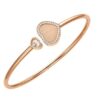 Chopard Armreif Happy Hearts Golden Hearts Armreif Aus 18 Karat Roségold Und Diamanten rosegold