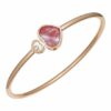 Chopard Armreif Happy Hearts Naked Heart Foundation Armreif Aus 18 Karat Roségold, Diamanten Und Rosa Perlmutt rosegold